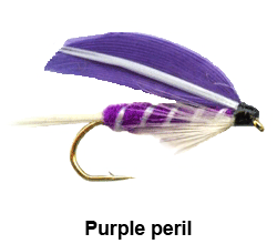 curso de pesca con mosca - moscas - streamers - purple peril