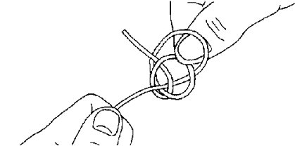 Curso de pesca con mosca - Nudos - Nudo perfection loop